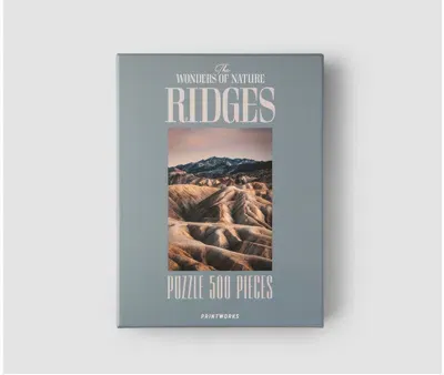 Printworks Ridges, 500 Pieces In Gray