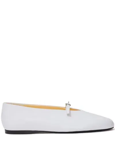 Proenza Schouler Tee Ballerina Shoes In White