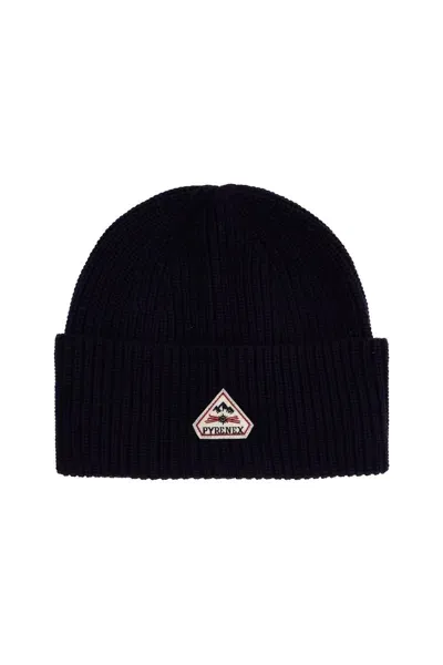 Pyrenex Rubber Beanie Hat In Black