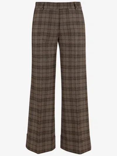 Ql2 Elegant Melody Pants In Brown