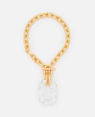 Rabanne Gold Collier W/crystral Stone