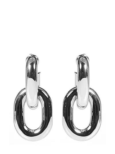 Rabanne Xl Link Essentials Earrings In Silver