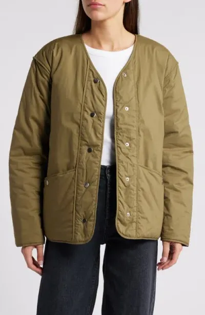 Rails Willey Padded Jacket In Olive