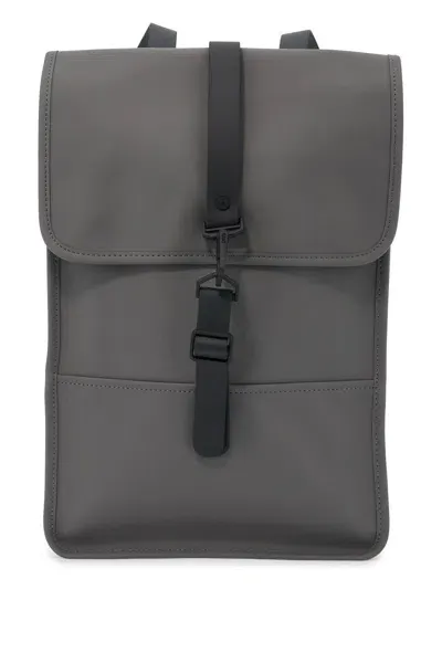 Rains Puffed Mini Backpack In Grigio