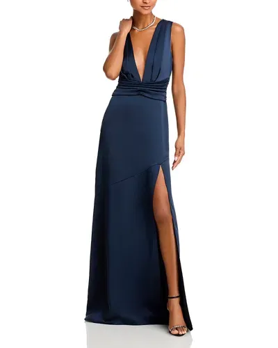 Ramy Brook Ameera Gown In Navy