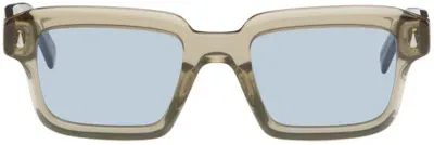 Retrosuperfuture Taupe Giardino Sunglasses In Rules