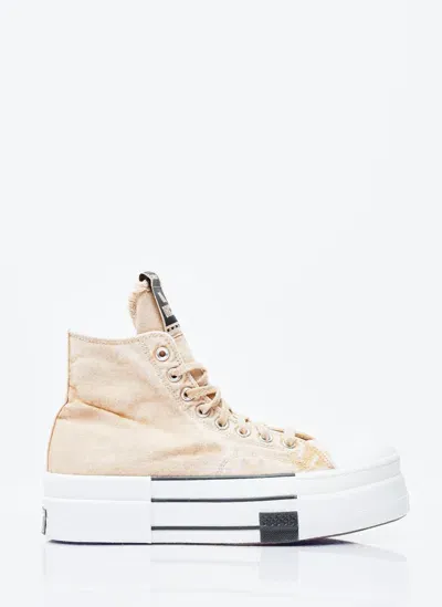 Rick Owens Drkshdw X Converse Dbl Drkstar Sneakers In Brown