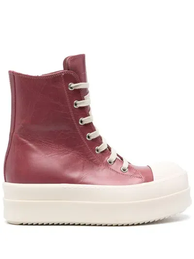 Rick Owens Mega Bumper Sneakers In Pink