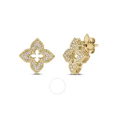 Roberto Coin 18k Yellow Gold Venetian Princess Earrings With Diamonds, 0.3 Ct. T. W.