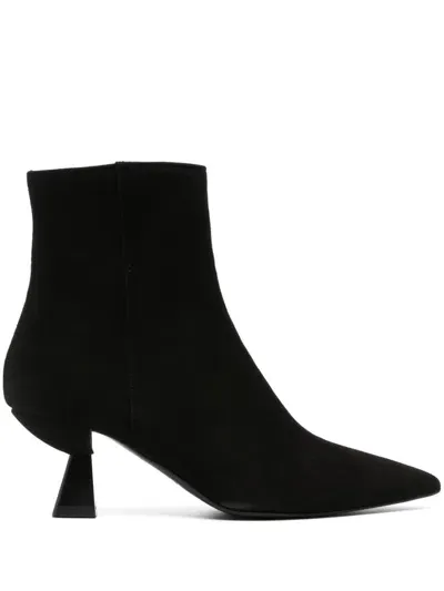 Roberto Festa 65mm Suede Boots In Black