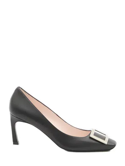 Roger Vivier Trompette Buckled Pumps In Black