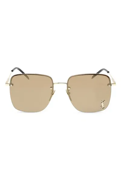 Saint Laurent Eyewear Square Frame Sunglasses In Multi