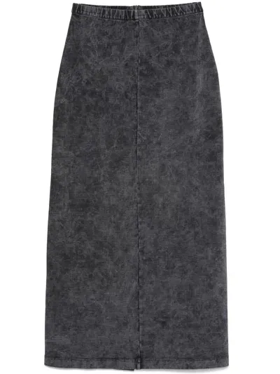 Samsã¸e Samsã¸e Samsøe Samsøe Sadevin Skirt Clothing In Clr001738 Washed Black Oyster