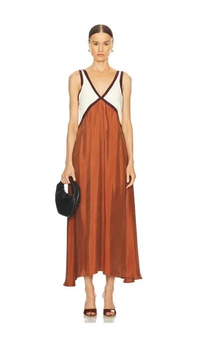 Sancia Naomi Dress In Ochre