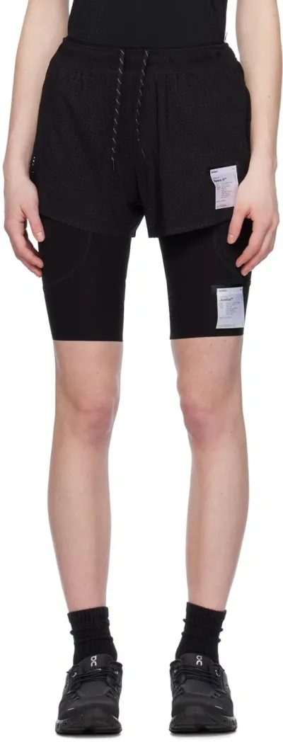 Satisfy Black 2.5 Distance Shorts