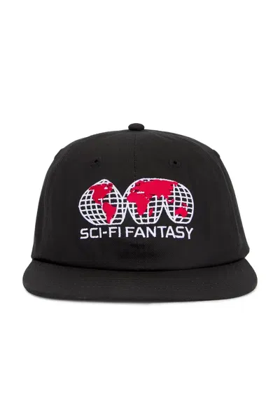 Sci-fi Fantasy Global Hat In Black