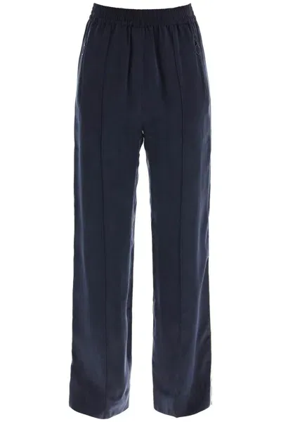 See By Chloé See By Chloe Piped Satin Pants In Blue