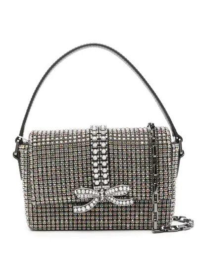 Self-portrait Multi Rhinestone Chainmail Micro Bag Bags In Multicolour