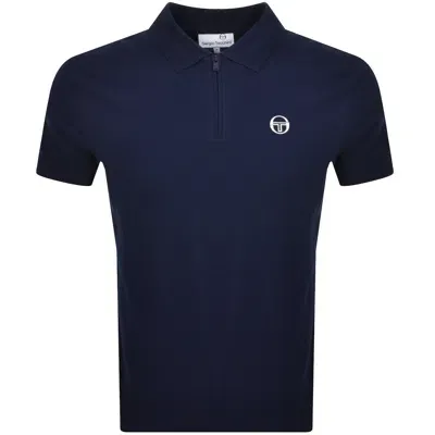 Sergio Tacchini Briggs Polo T Shirt Navy In Blue