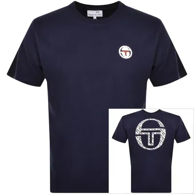 Sergio Tacchini Vines T Shirt Navy