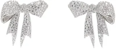 Shushu-tong Silver Yvmin Edition Diamond Bowknot Earrings