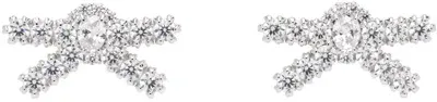 Shushu-tong Silver Yvmin Edition Gem Bowknot Small Earrings