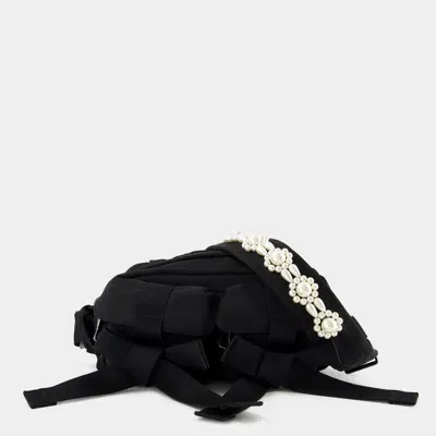 Simone Rocha Bow Crossbody -  - Nylon - Black