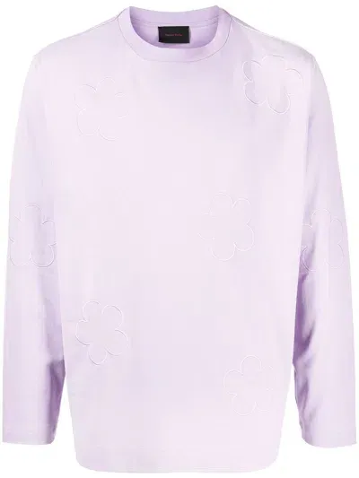 Simone Rocha Klassisches Langarmshirt In Lilac