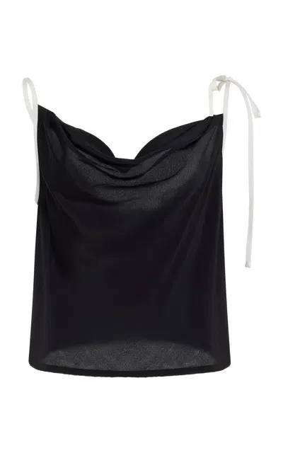 Sir Adrienne Silk Top In Black