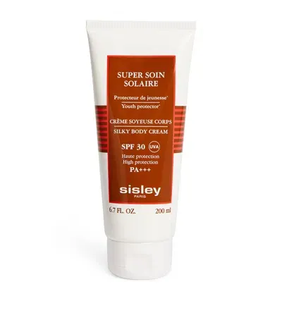 Sisley Paris Super Soin Solaire Silky Body Cream Spf 30 In White