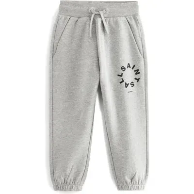 Smallsaints By Allsaints Kids' Tierra Logo Joggers In Grey