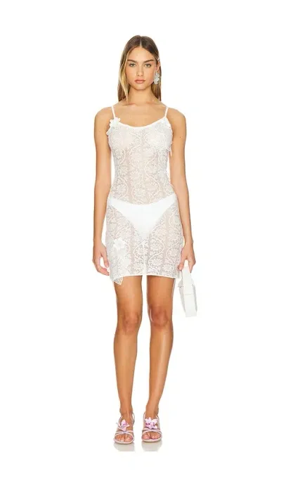 Sndys Enzoni Mini Dress In White