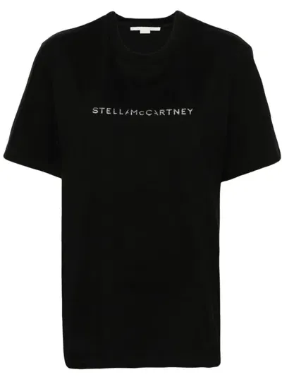 Stella Mccartney Cotton T Shirt With Logo Print