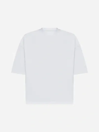 Studio Nicholson Jersey - Short Sleeve T-shirt White Cotton Regular T-shirt - Bric In Optic White