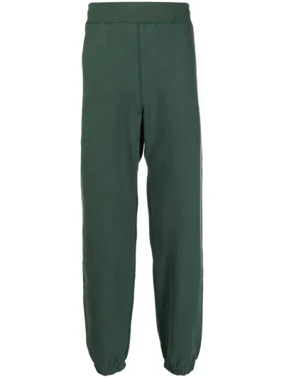 Suicoke Logo-print Cotton Track Pants In Green