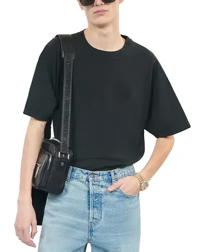 The Kooples Oversized Fit Tee In Black Washed