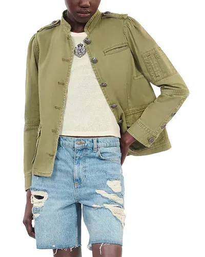 The Kooples Utility Jacket In Olive Night