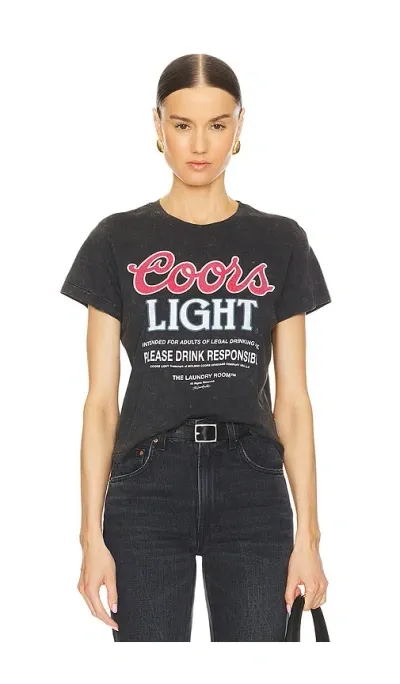 The Laundry Room Coors Light 1994 Perfect Tee In Black Snow