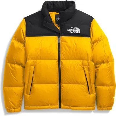 The North Face Kids' 1996 Retro Nuptse® Packable 700 Fill Power Down Jacket In Summit Gold