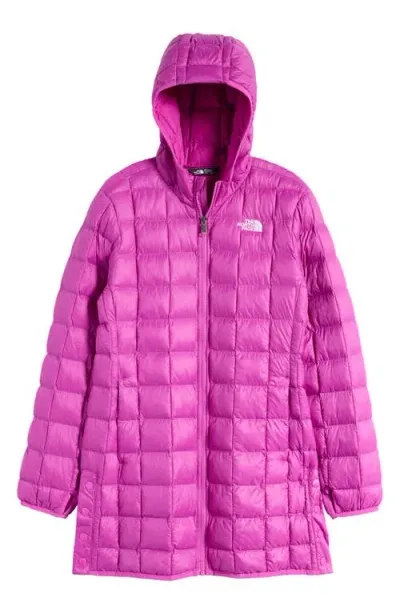 The North Face Kids' Thermoball™ Eco Hooded Jacket In Deep Mulberry