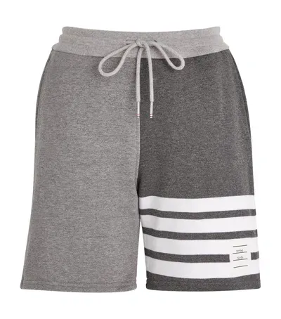 Thom Browne 4-bar Shorts In Grey