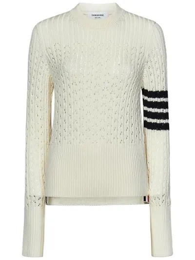 Thom Browne Sweater In White