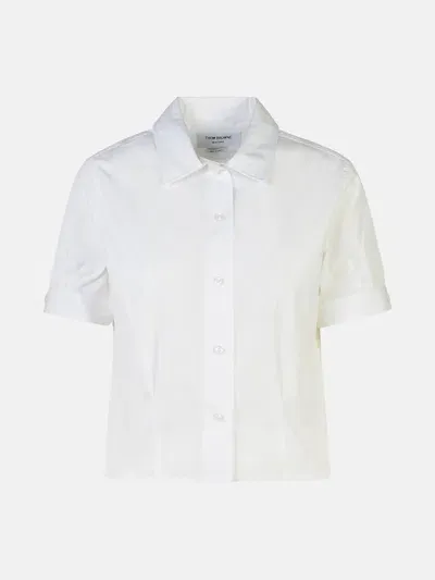 Thom Browne White Cotton Shirt