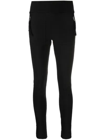 Thom Krom High-waist Slim-fit Trousers In Black