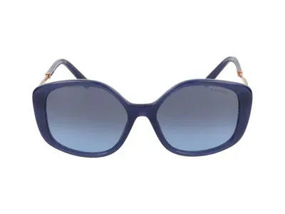 Tiffany & Co . Butterfly Frame Sunglasses In Blue