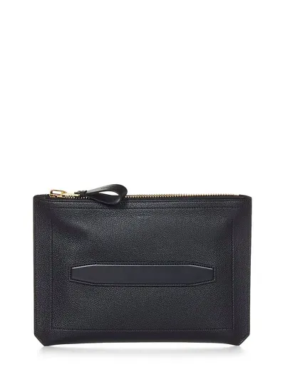 Tom Ford Buckley Clutch In Black