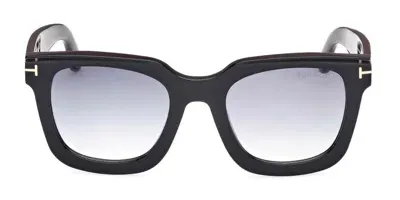 Tom Ford Eyewear Square Frame Sunglasses In Black