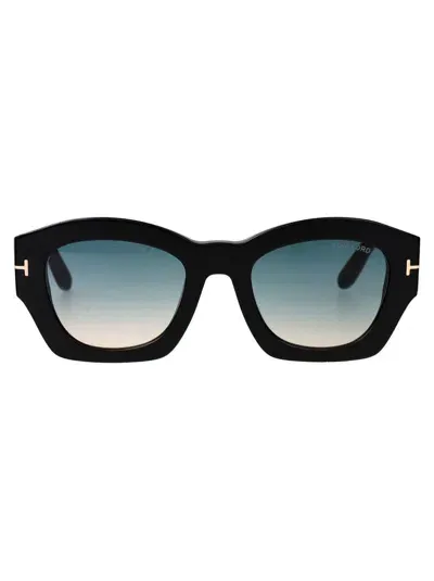 Tom Ford Sunglasses In Black Blue