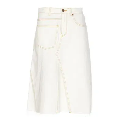 Tory Burch Skirt  Woman Color White