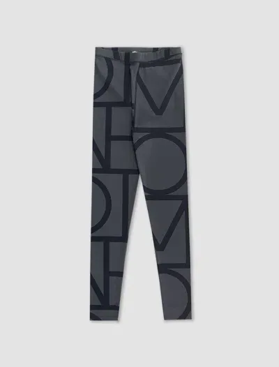 Totême Monogram Leggings In Black